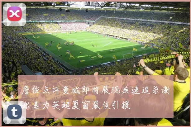 詹俊点评曼城即将展现疾速追杀谢尔基为英超夏窗最佳引援